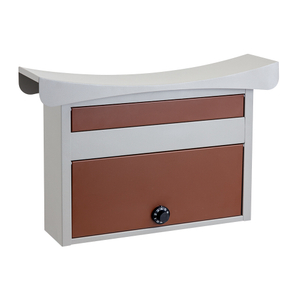 صندوق بريد مثبت على الحائط من الفولاذ المجلفن من زينوود - W1881