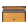 Zenewood Wooden Grain Glovanized Wall Boxbox Outdoor Box - W1834