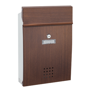 Zenewood Wall Mount Outdoor Wooden Brinting Binbox - W1509WT