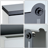 Zenewood Golvanized Steel Code Lock Wall Boxbox Outdoor - W1856