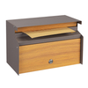 Zenewood Wooden Grain Glovanized Wall Boxbox Outdoor Box - W1834