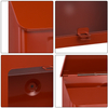 Zenewood Golvanized Wall Mount Red Box - WL002