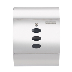 صندوق بريد زينوود مثبت على الحائط من الفولاذ المقاوم للصدأ - WRB26