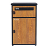 صندوق بريد Zenewood Wood Grain Box & Safety Safety - WPB034