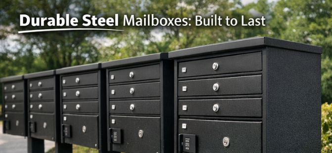 صندوق بريد معدني